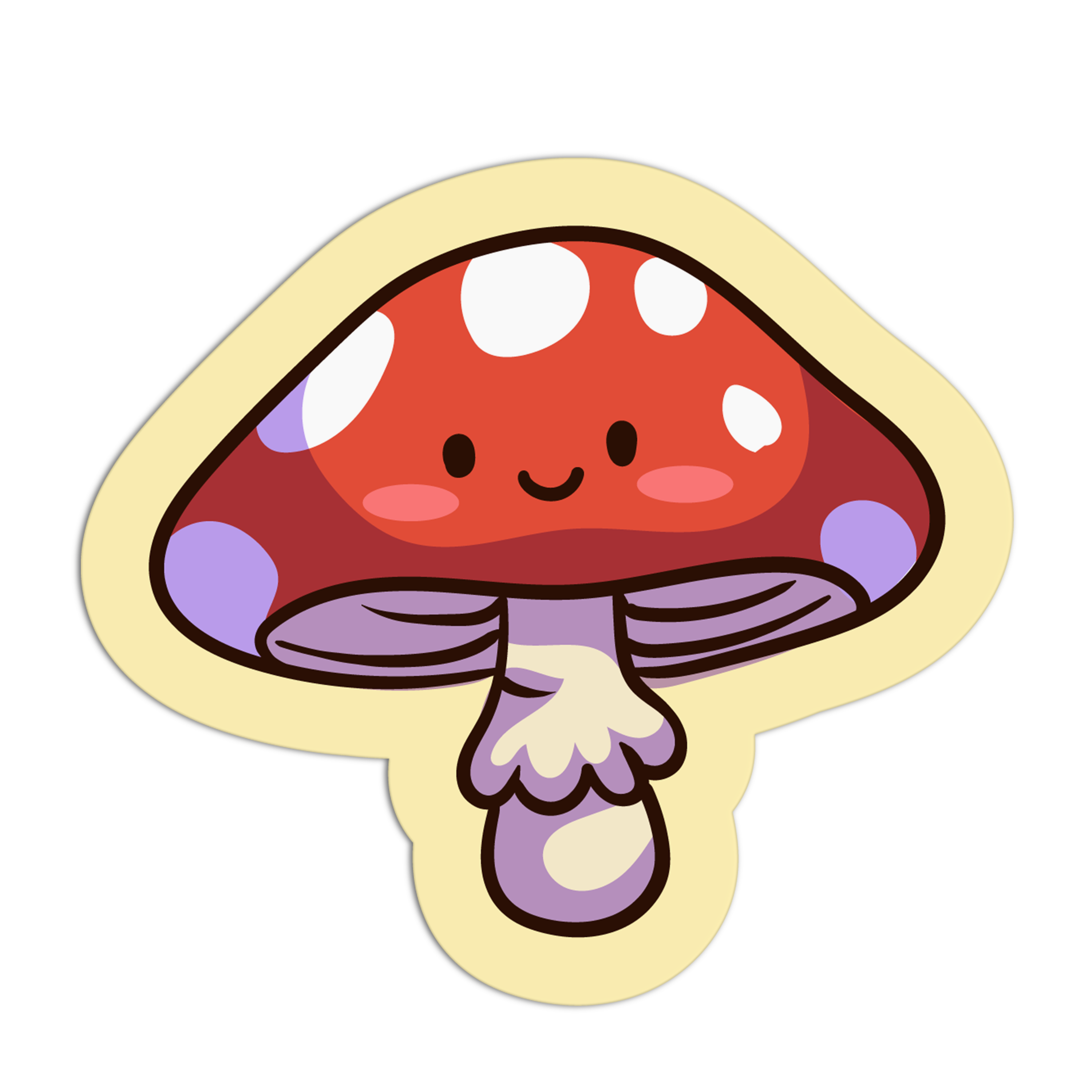 Classic Red Cap Cutie Mushroom Sticker – The Stkr Store