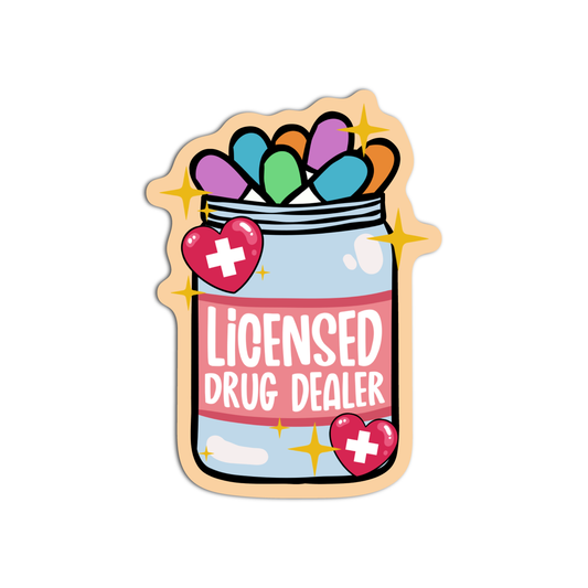 Licensed Drug Dealer Stickers