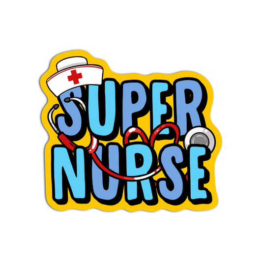 Super Nurse Stickers