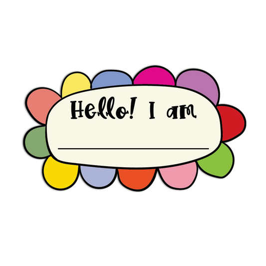 Hello I Am  Name Tags Stickers