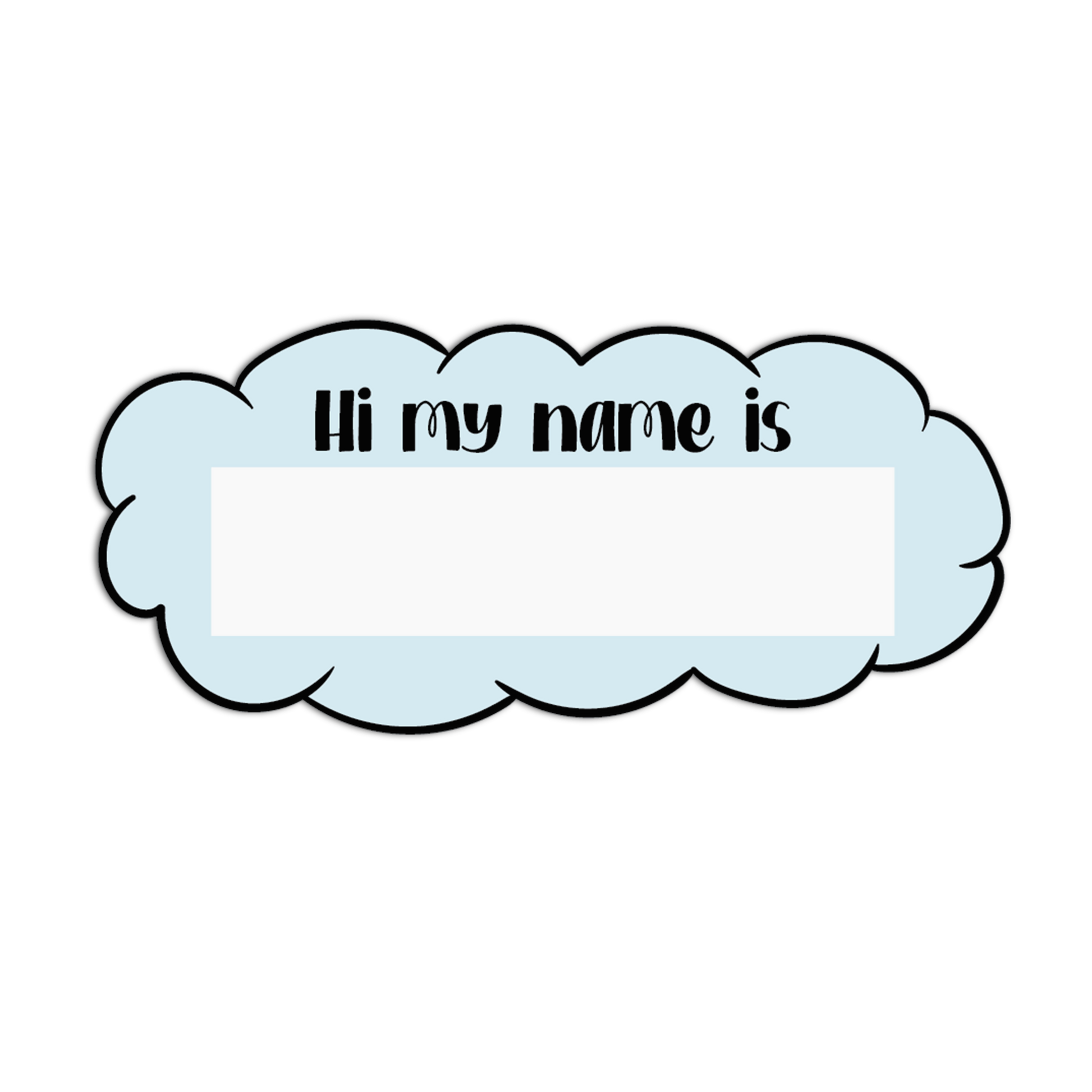 Hi My Name Is Name Tags Stickers