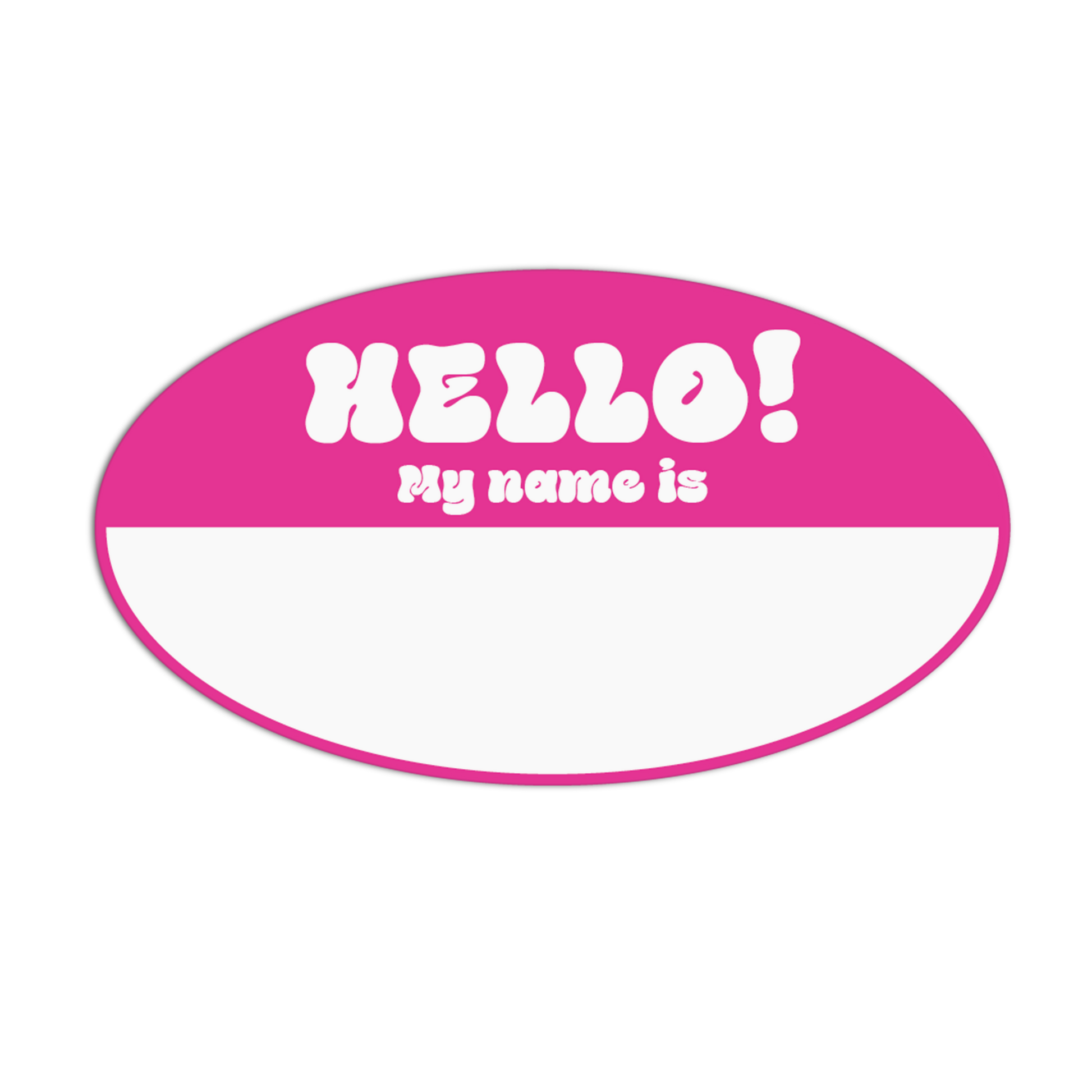 Hello My Name Is Name Tags Stickers