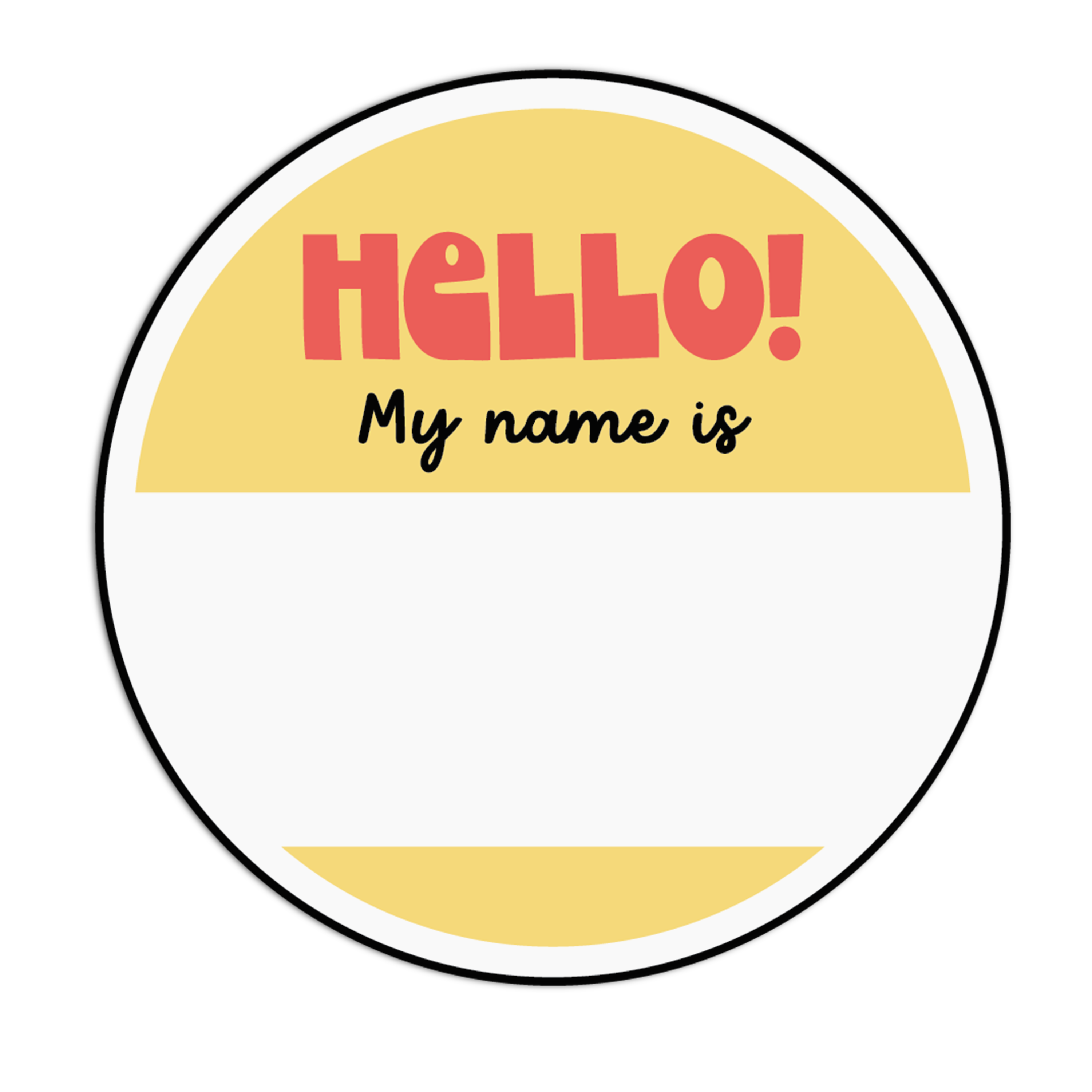 Hello My Name Is Name Tags Stickers – The Stkr Store
