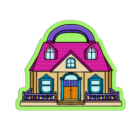 90's Stuff Dollhouse Sticker