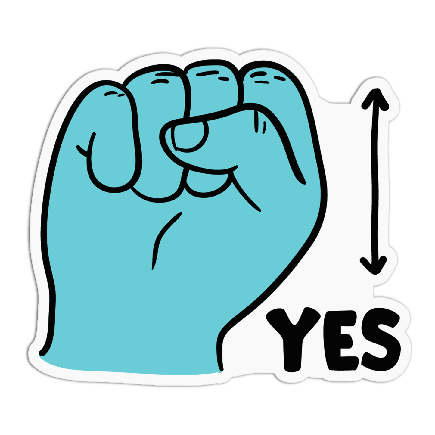 Yes Sign New ASL 2026 Sticker