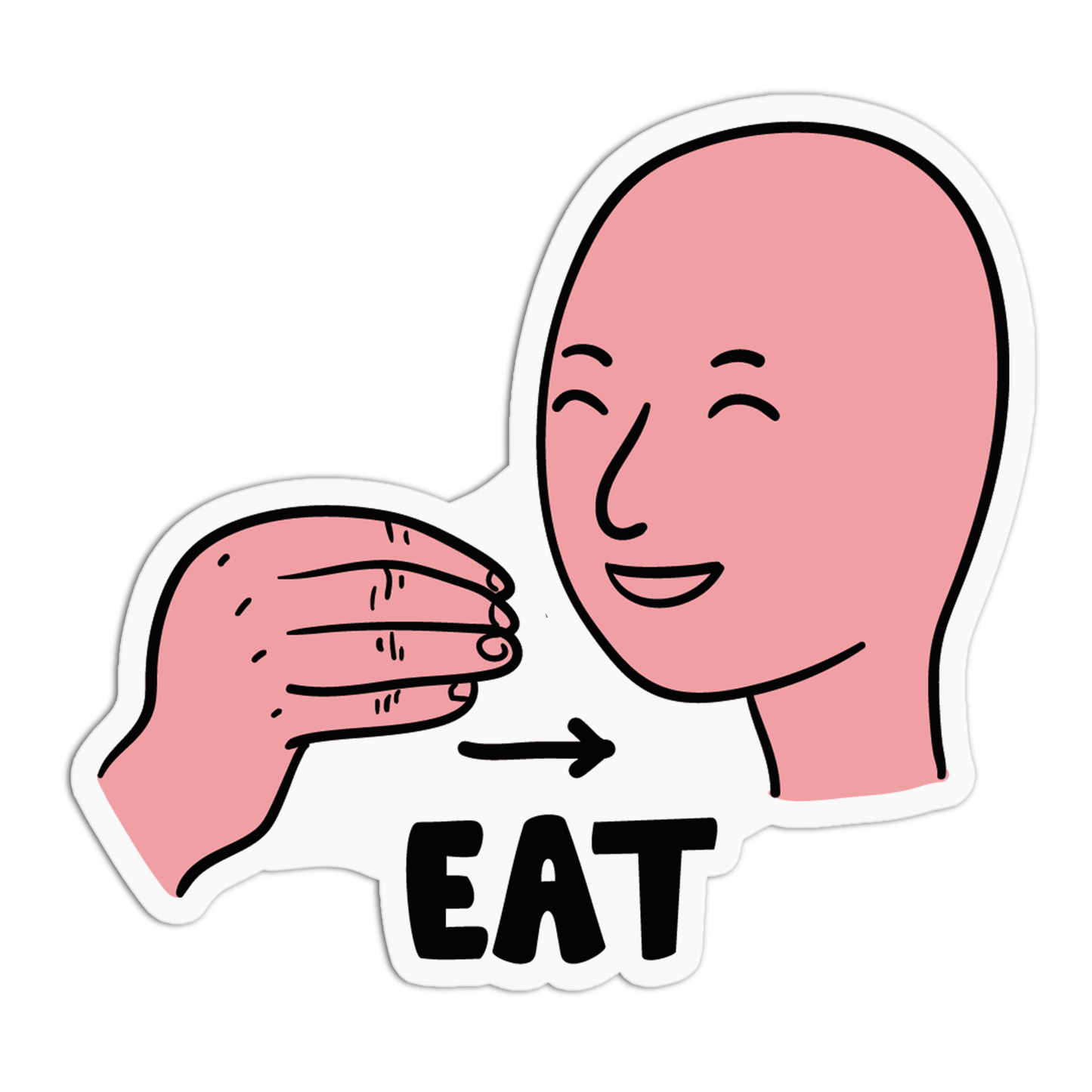 Eat Sign New ASL 2026 Sticker