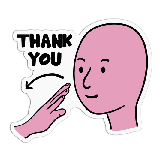Thank You New ASL 2026 Sticker