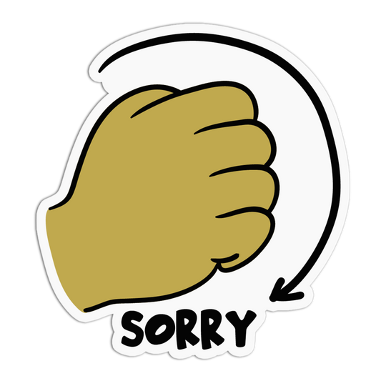 Sorry Sign New ASL 2026 Sticker