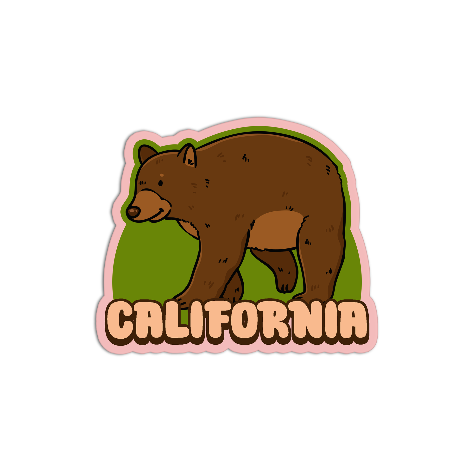 Polar Bear New California Stickers