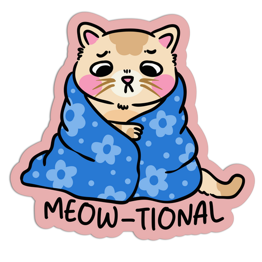 Meow-Tional Cat Stickers