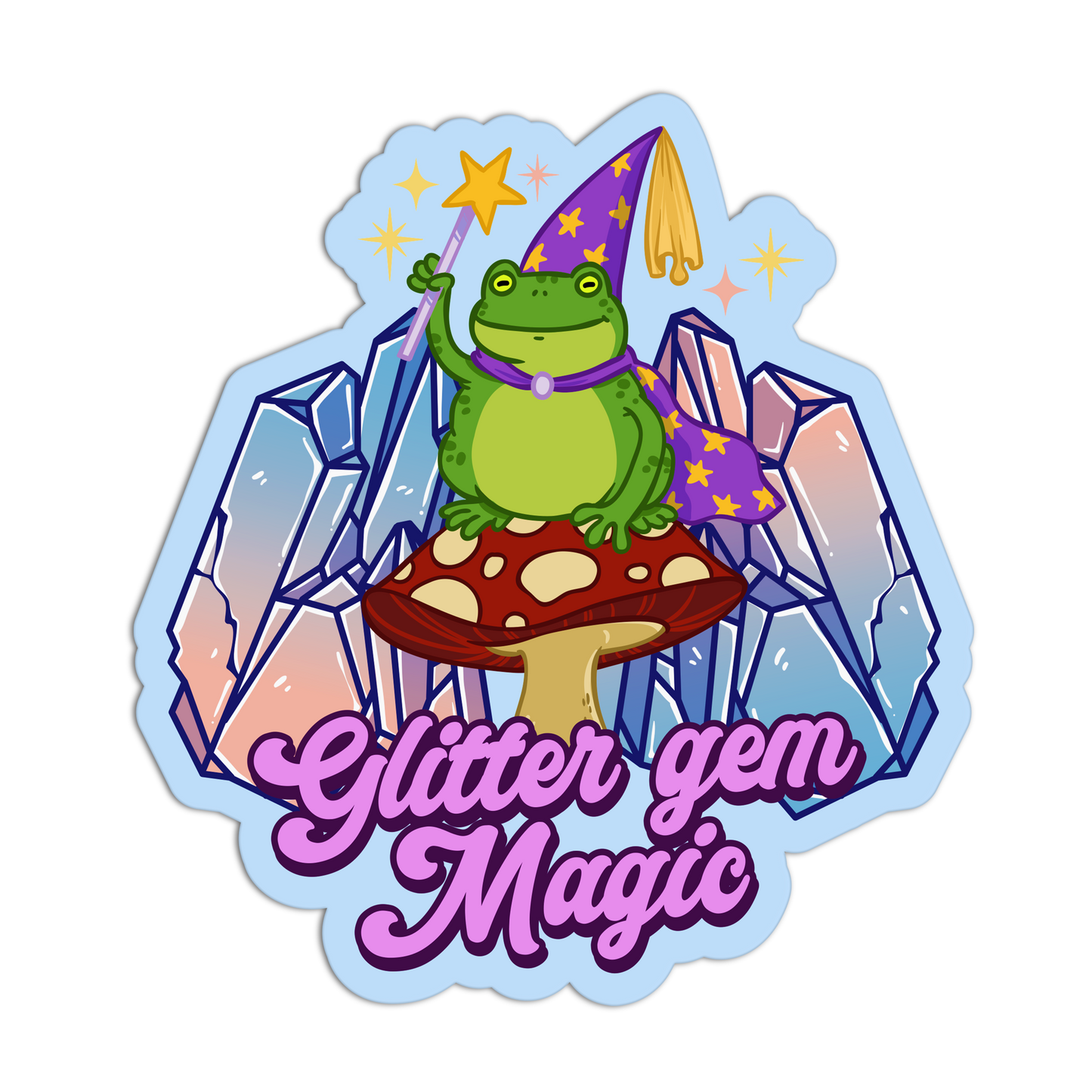 Crystal Textured Stickers