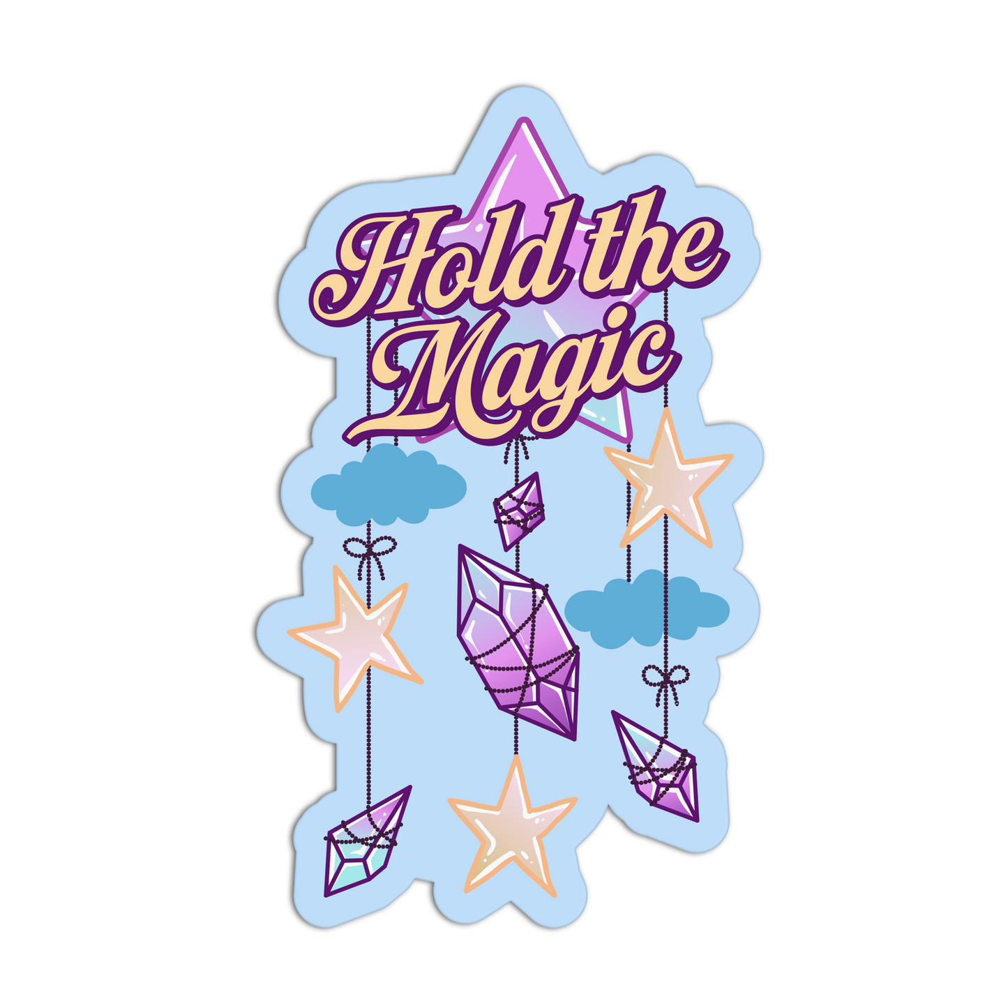 Crystal Textured Stickers