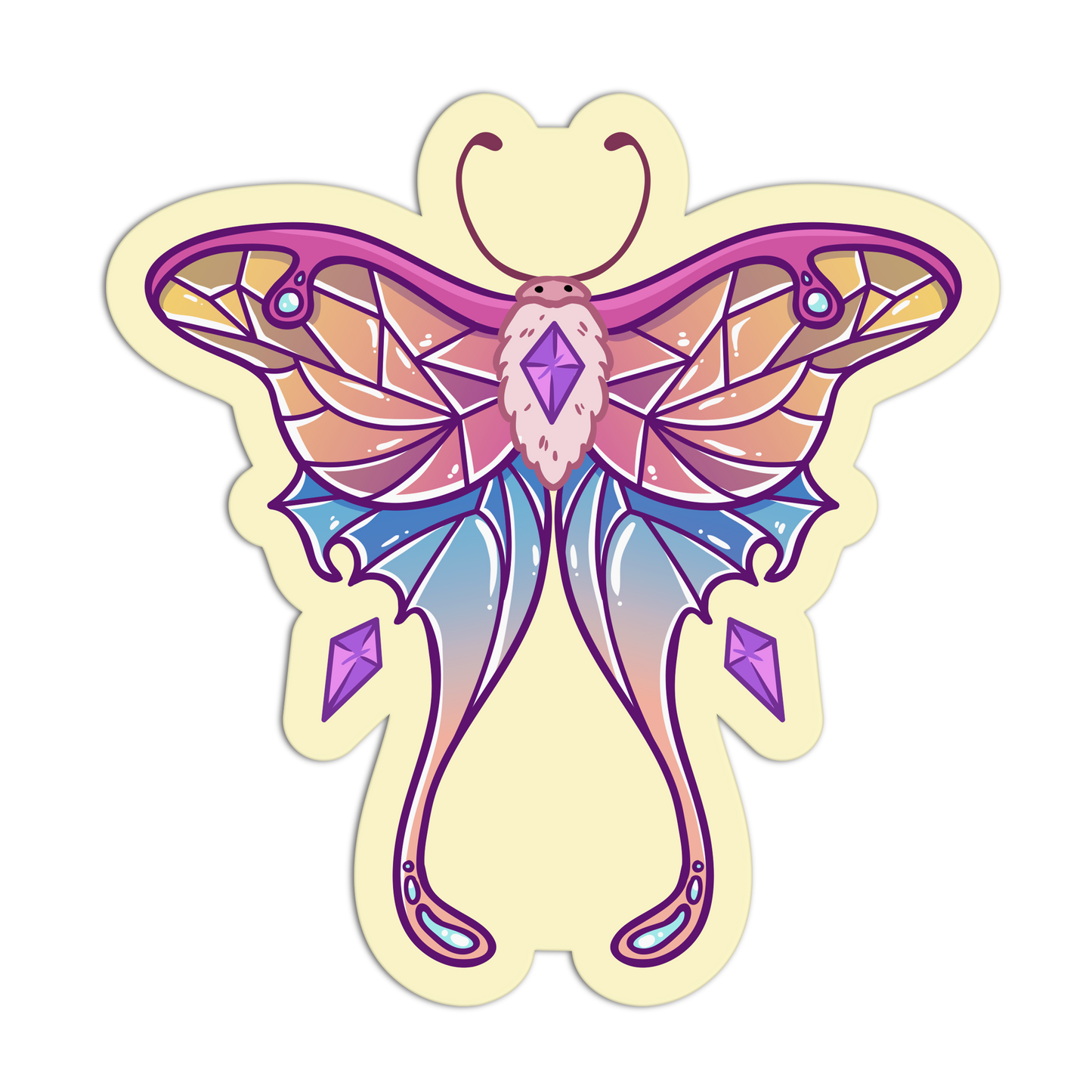 Crystal Textured Stickers