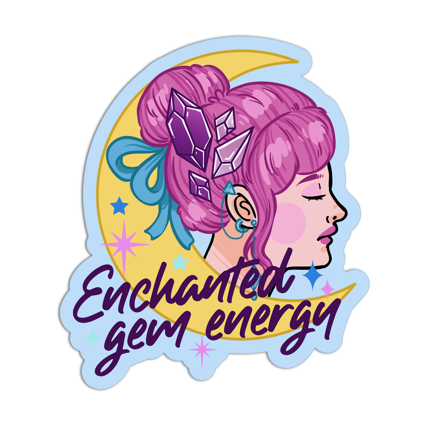 Crystal Textured Stickers
