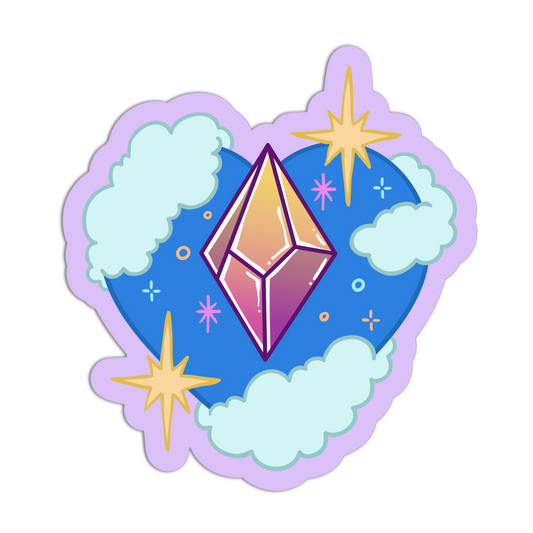 Crystal Textured Stickers