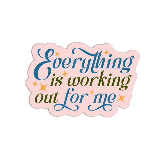 Working Out - New Manifesting Affirmation Sticker