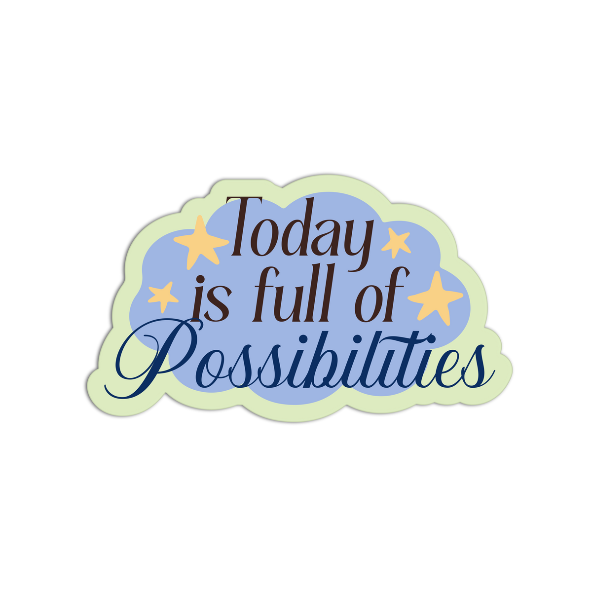 Endless Wealth - New Manifesting Affirmation Sticker