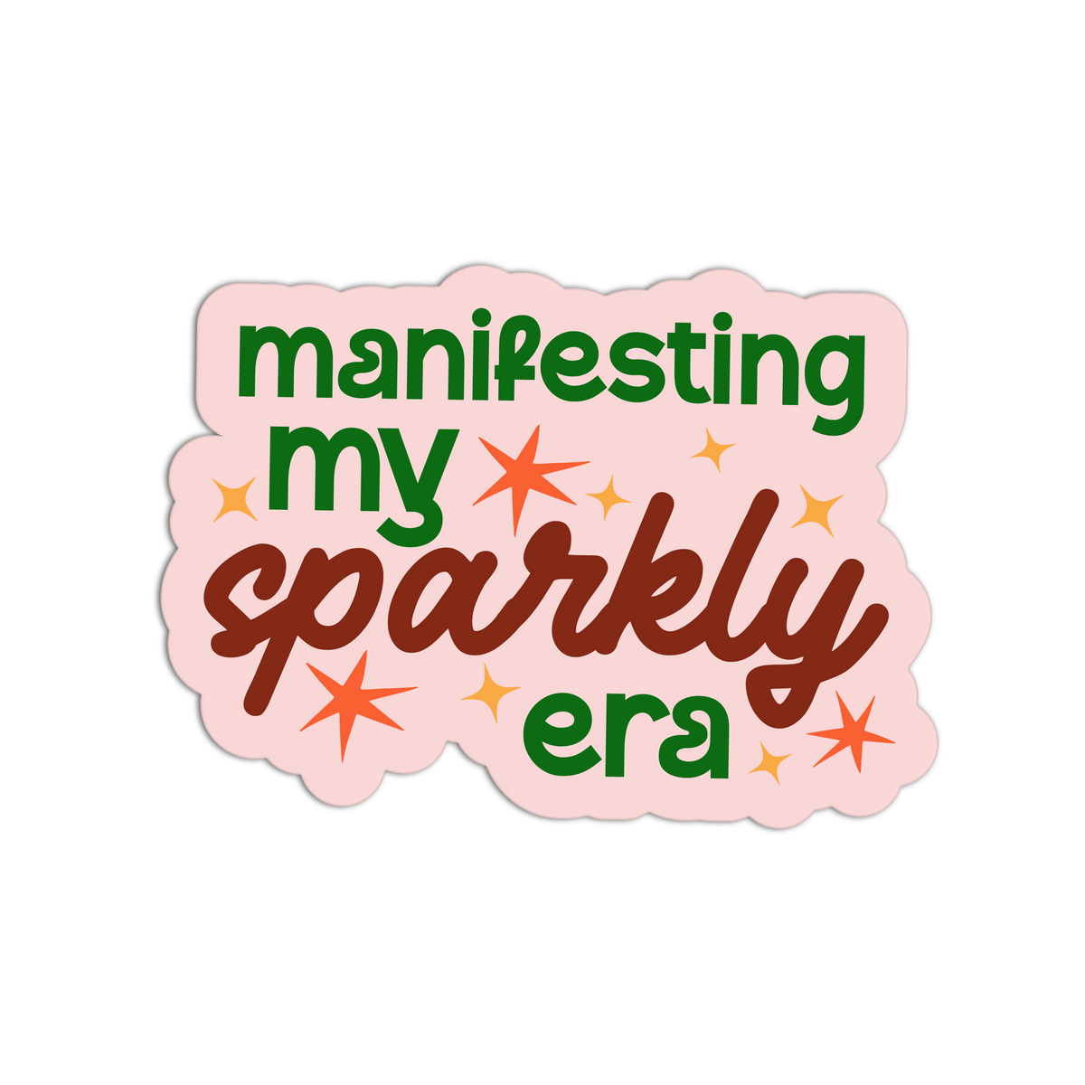 Pure Abundance - New Manifesting Affirmation Sticker