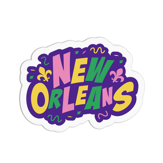 Mardi Gras Spirit - New Orleans Stickers - The Stkr Store