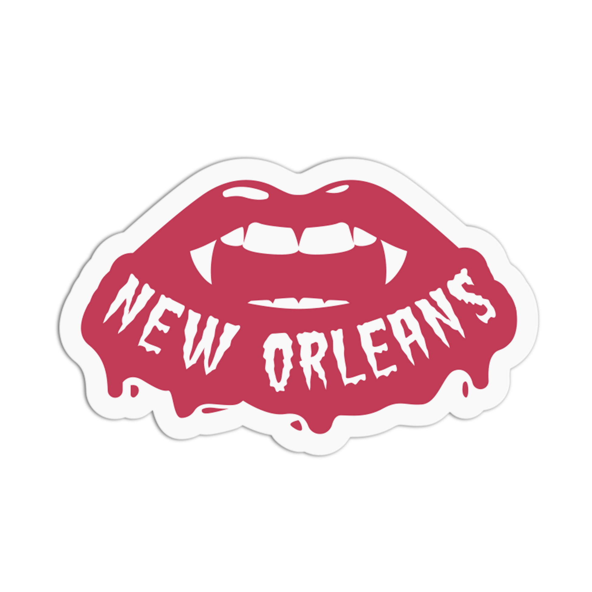 Vampire Fangs - New Orleans Stickers - The Stkr Store