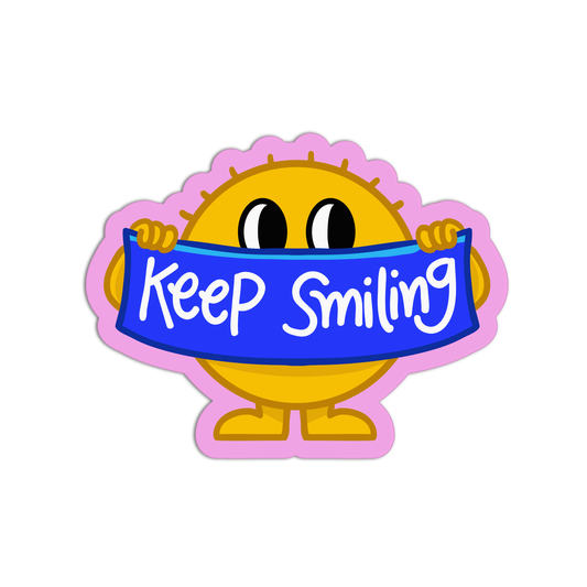 Keep Smiling Sunny Sticker
