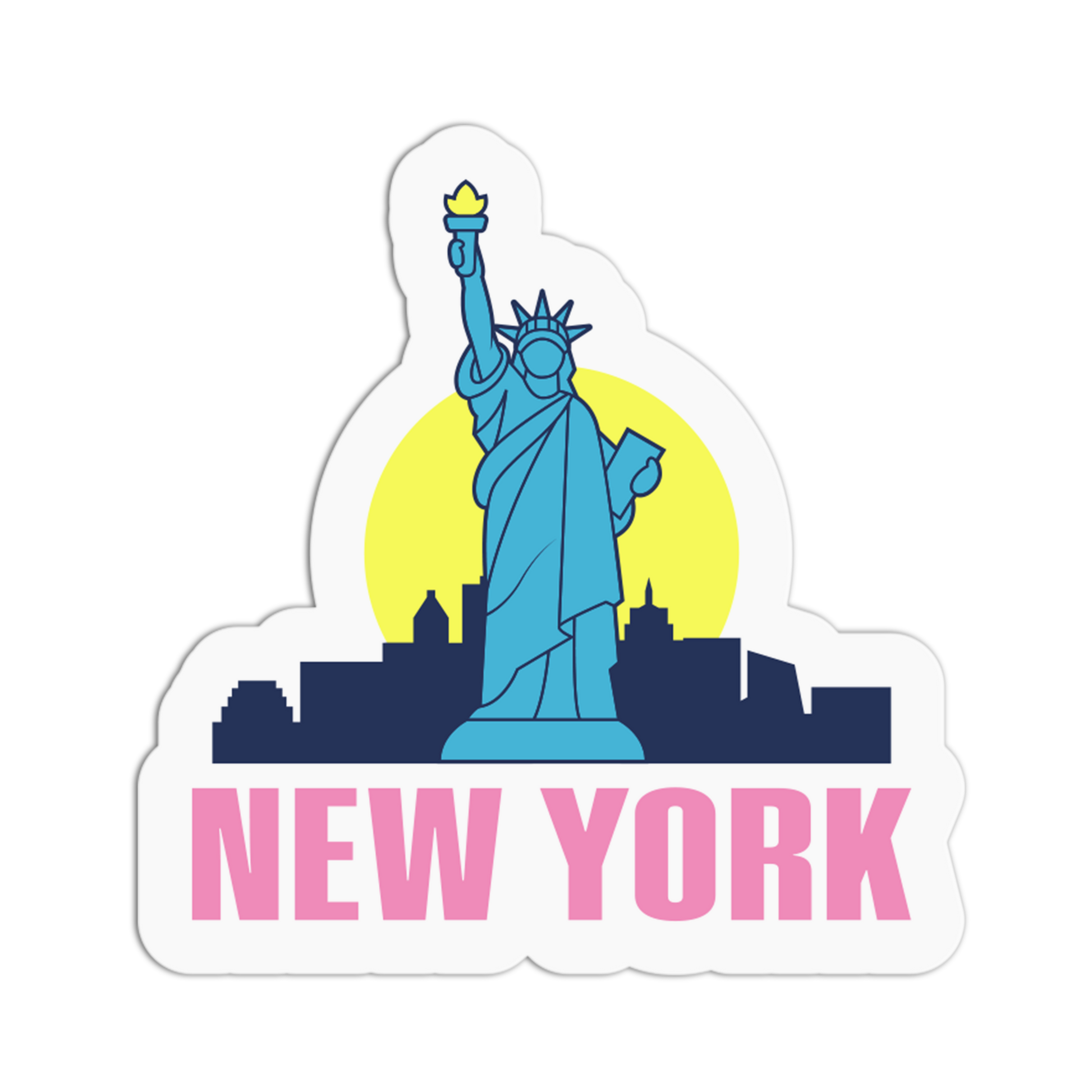 Statue of Liberty - New York Stickers - The Stkr Store