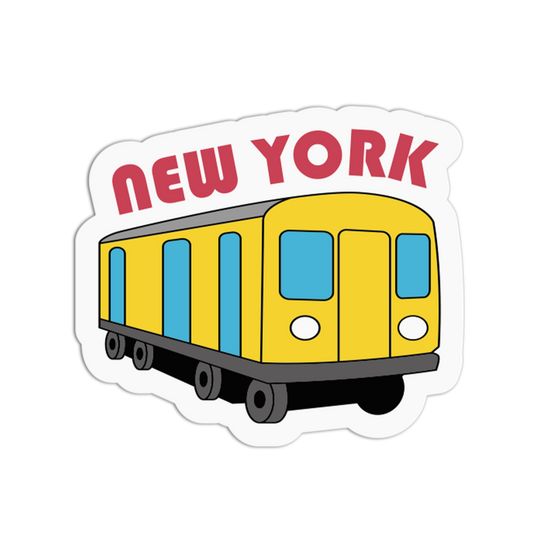 Subway Train - New York Stickers - The Stkr Store