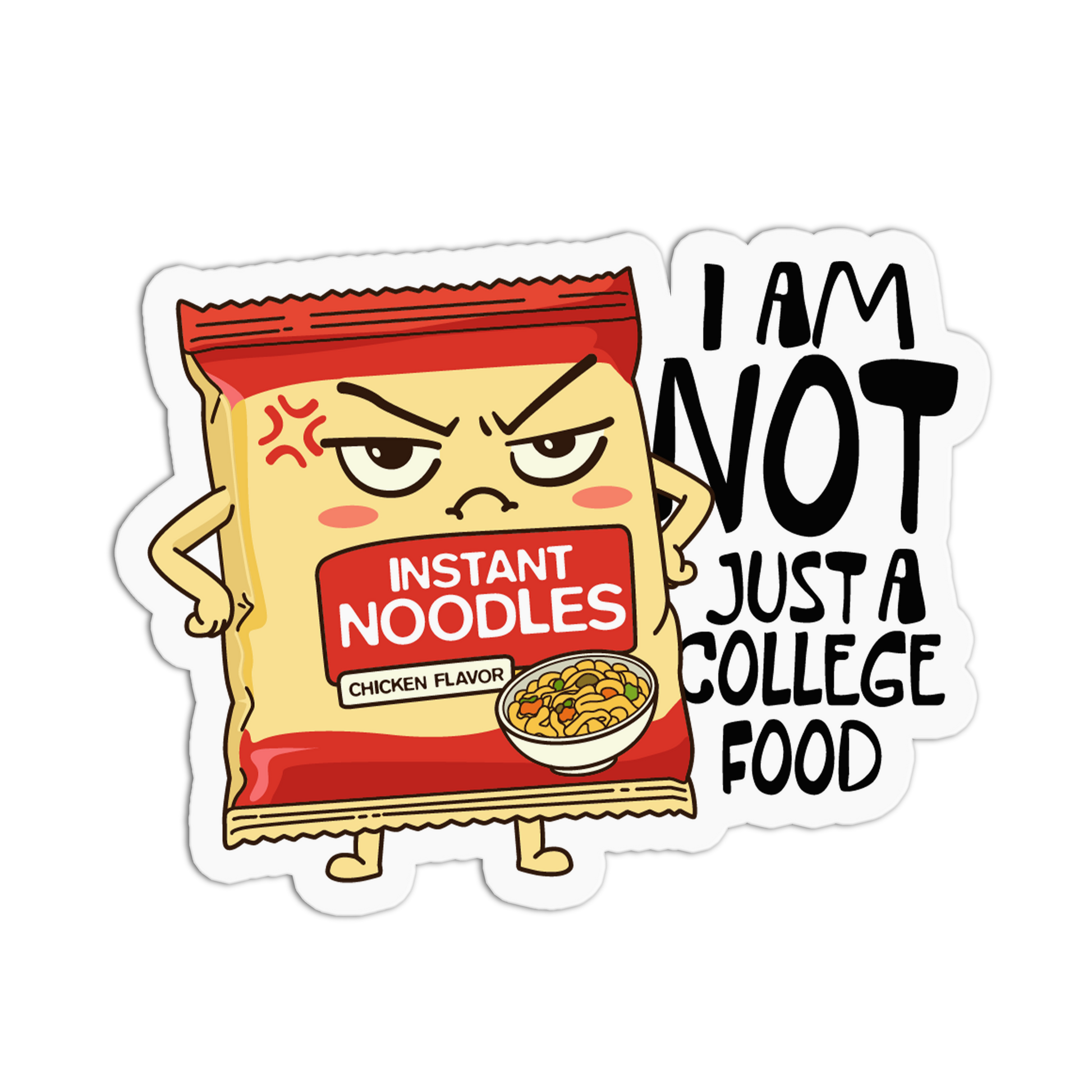 Proud Instant Noodles Sticker - The Stkr Store