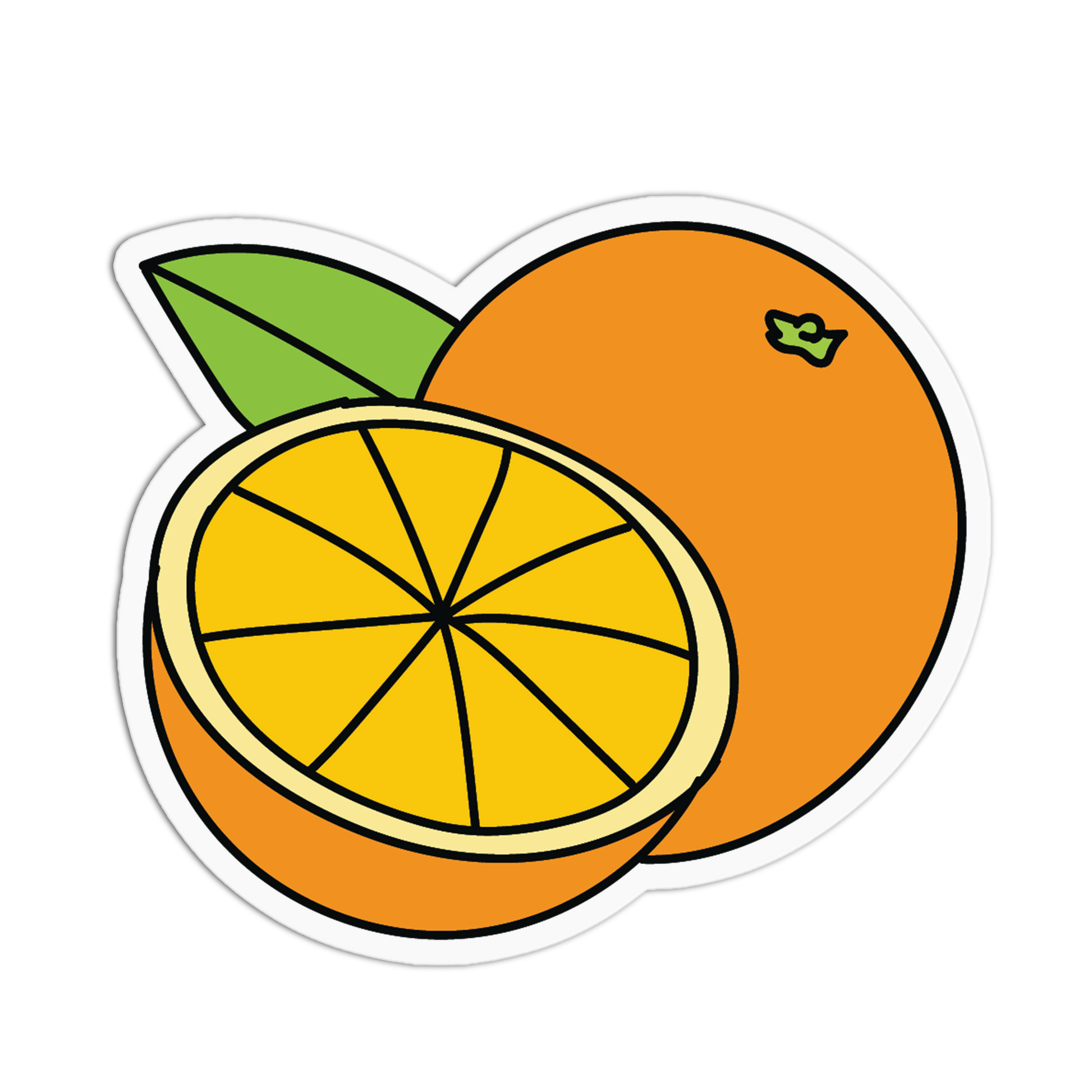 Adorable Orange Besties Duo Stickers (Copy) - The Stkr Store