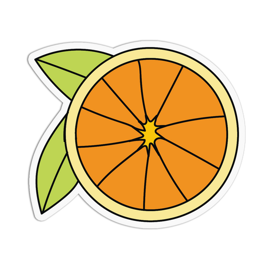 Adorable Orange Bloom Slice Stickers (Copy) - The Stkr Store