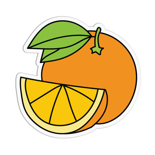 Cute Orange Zest Playmates Stickers (Copy) - The Stkr Store