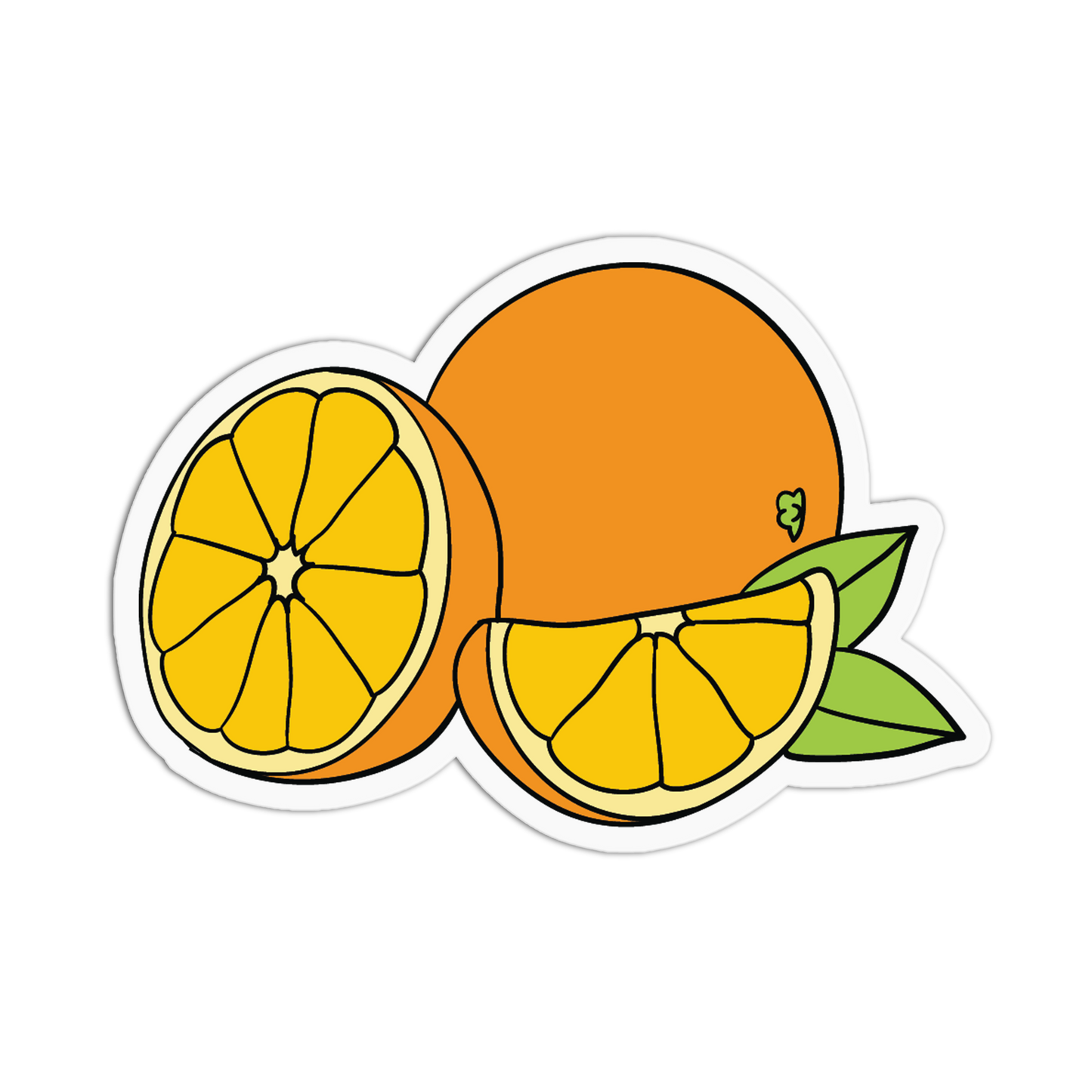 Cute Orange Sunshine Squad Stickers (Copy) - The Stkr Store
