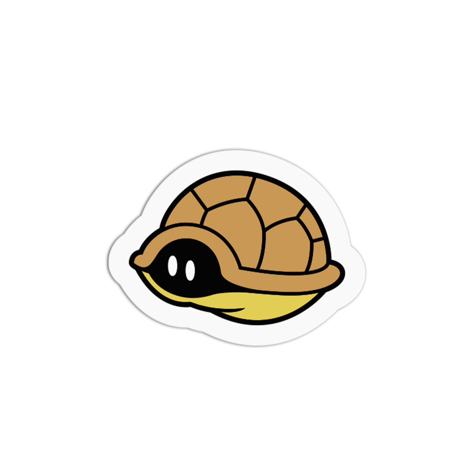 Peeking Eye Shell Cute Turtle Sticker - The Stkr Store