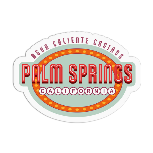 Agua Caliente Casinos Travel Series Palm Spring Stickers