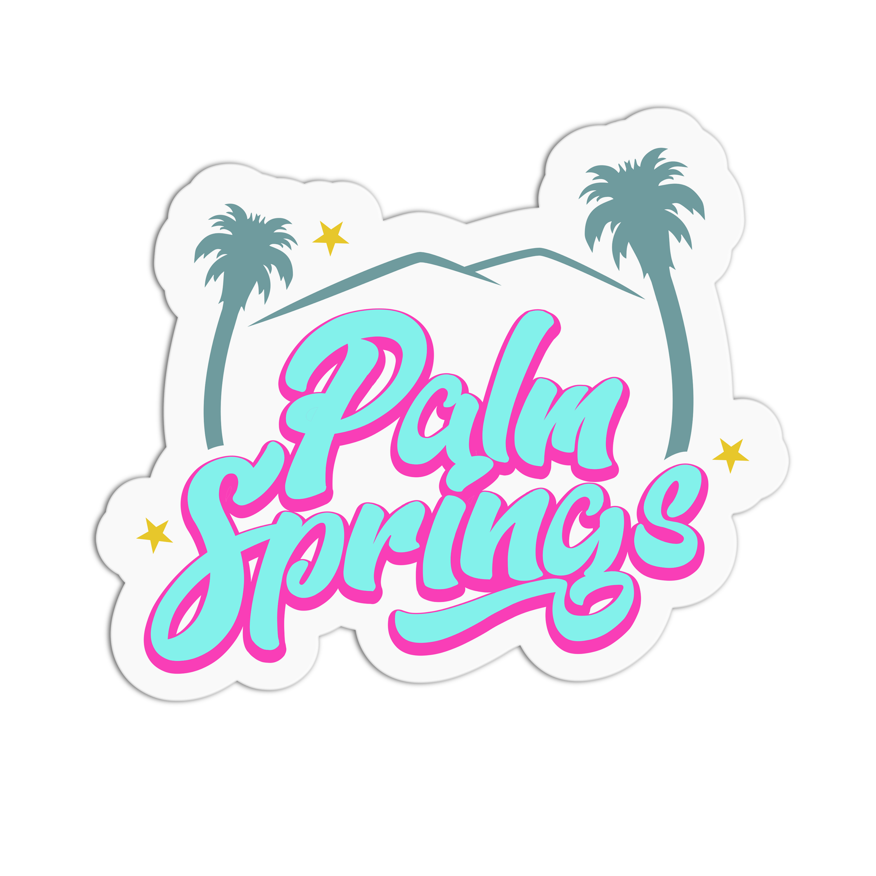 Palm Spring Brand Palm Spring Travel Series Palm Spring Stickers – The Stkr Store