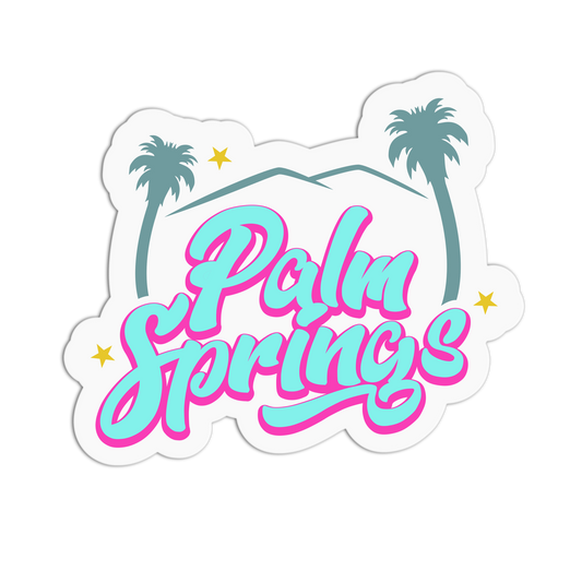 Palm Spring Travel Series Palm Spring Stickers