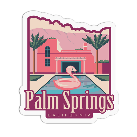 Palm Spring  Travel Series Palm Spring Stickers