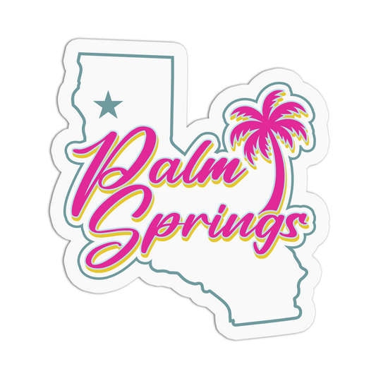 Palm Spring Travel Series Palm Spring Stickers