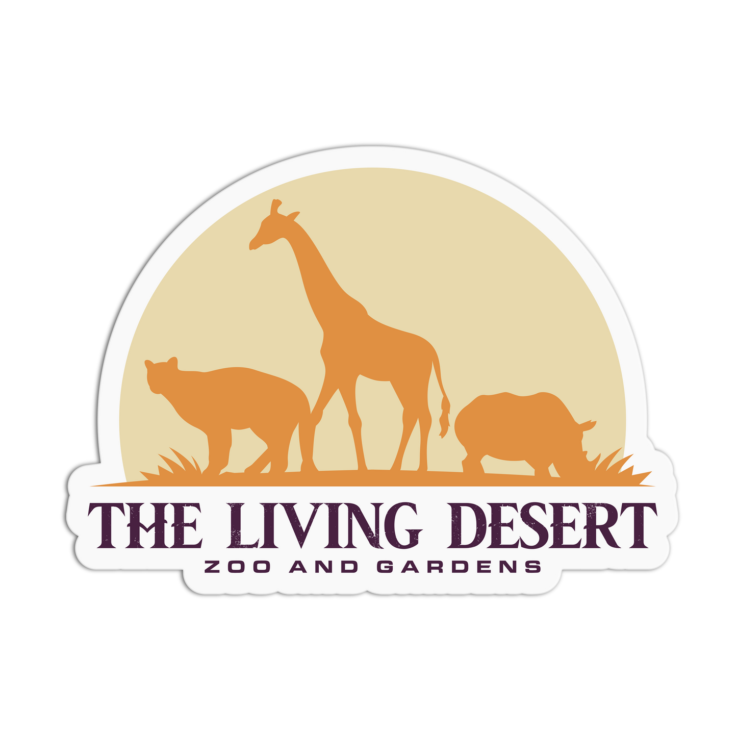 The Living Desert  Travel Series Palm Spring Stickers