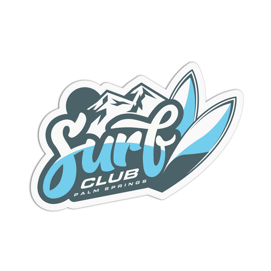 Surf Club Travel Series Palm Spring Stickers