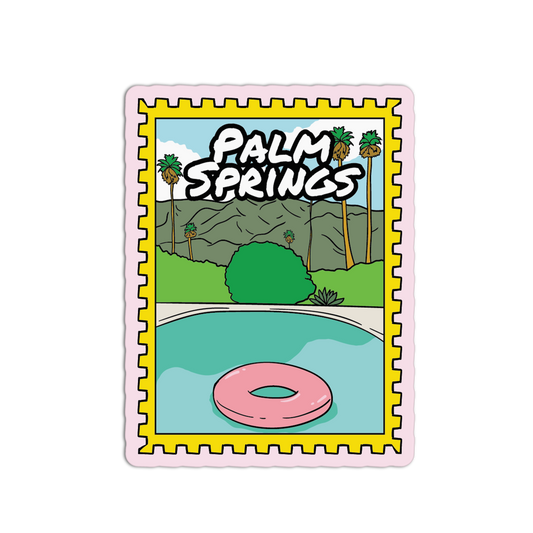 Hotel Pool - Palm Springs Stamp Collection