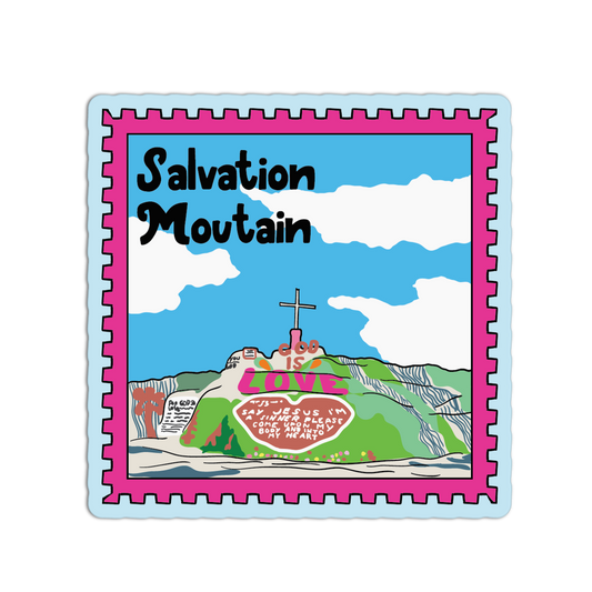 Salvation Mountain - Palm Springs Stamp Collection