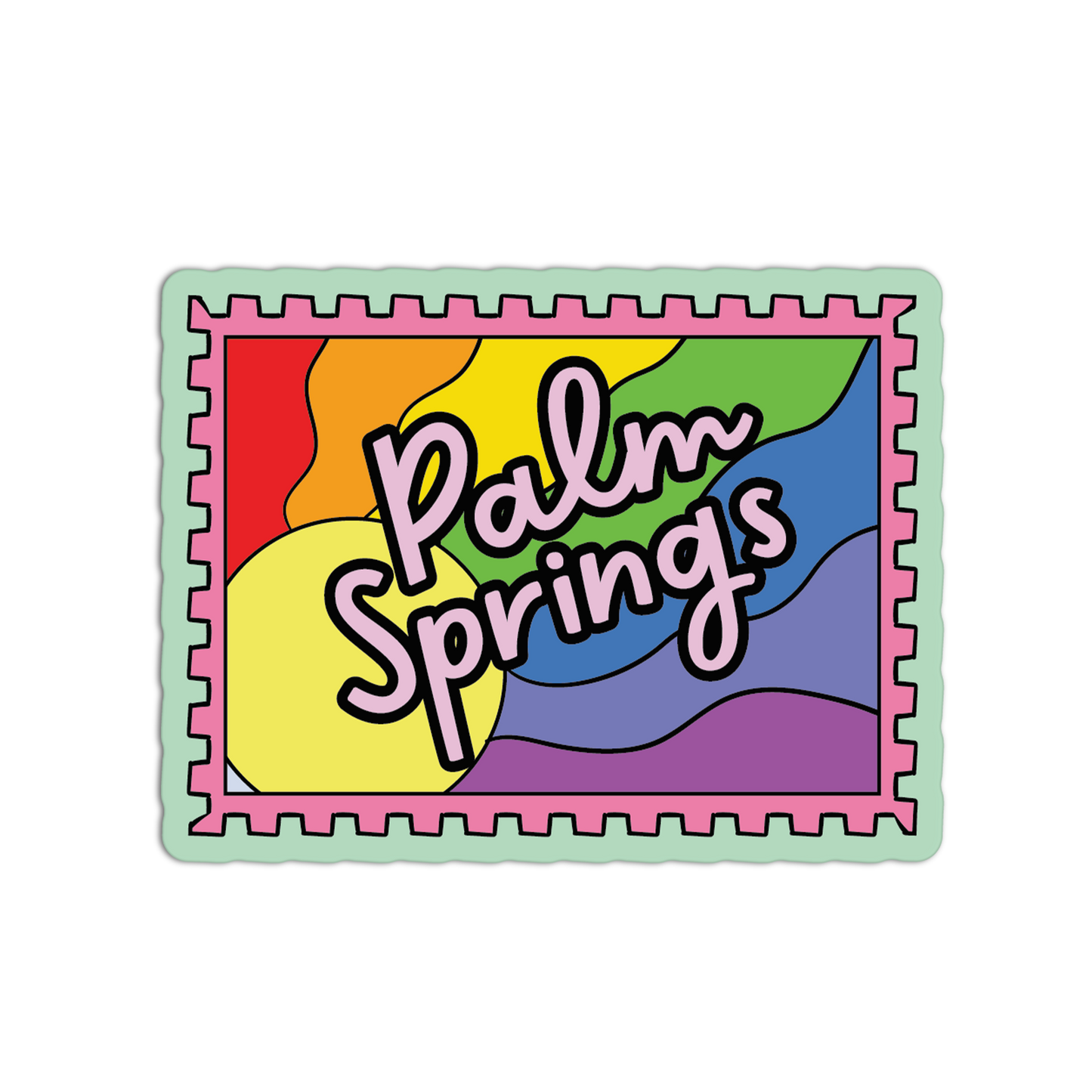 Rainbow Palm Springs - Palm Springs Stamp Collection