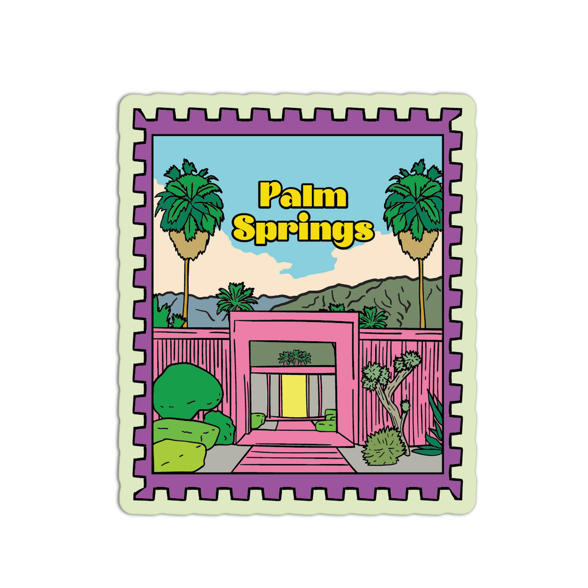Pink Palace - Palm Springs Stamp Collection – The Stkr Store