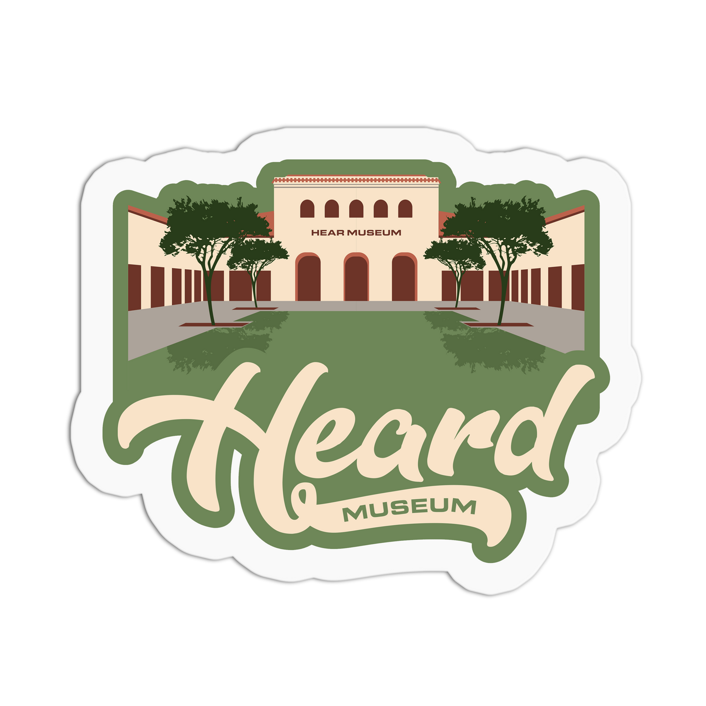Heard Museum - Travel Series Phoenix Sticker - The Stkr Store