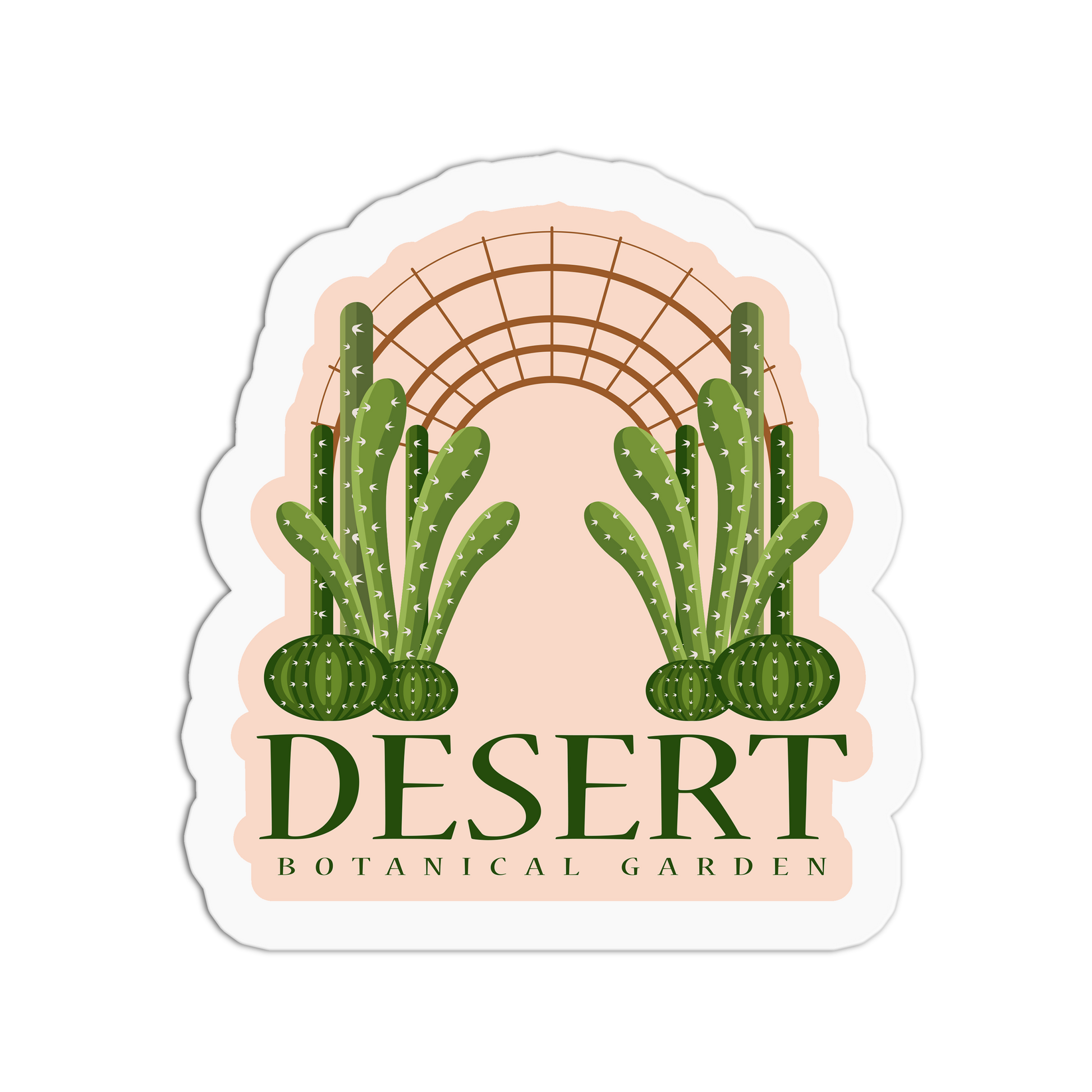 Desert Botanical Garden - Travel Series Phoenix Sticker - The Stkr Store