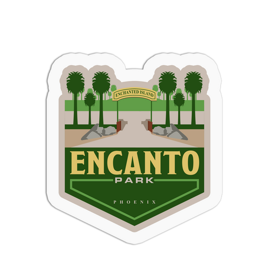 Encanto Park - Travel Series Phoenix Sticker - The Stkr Store
