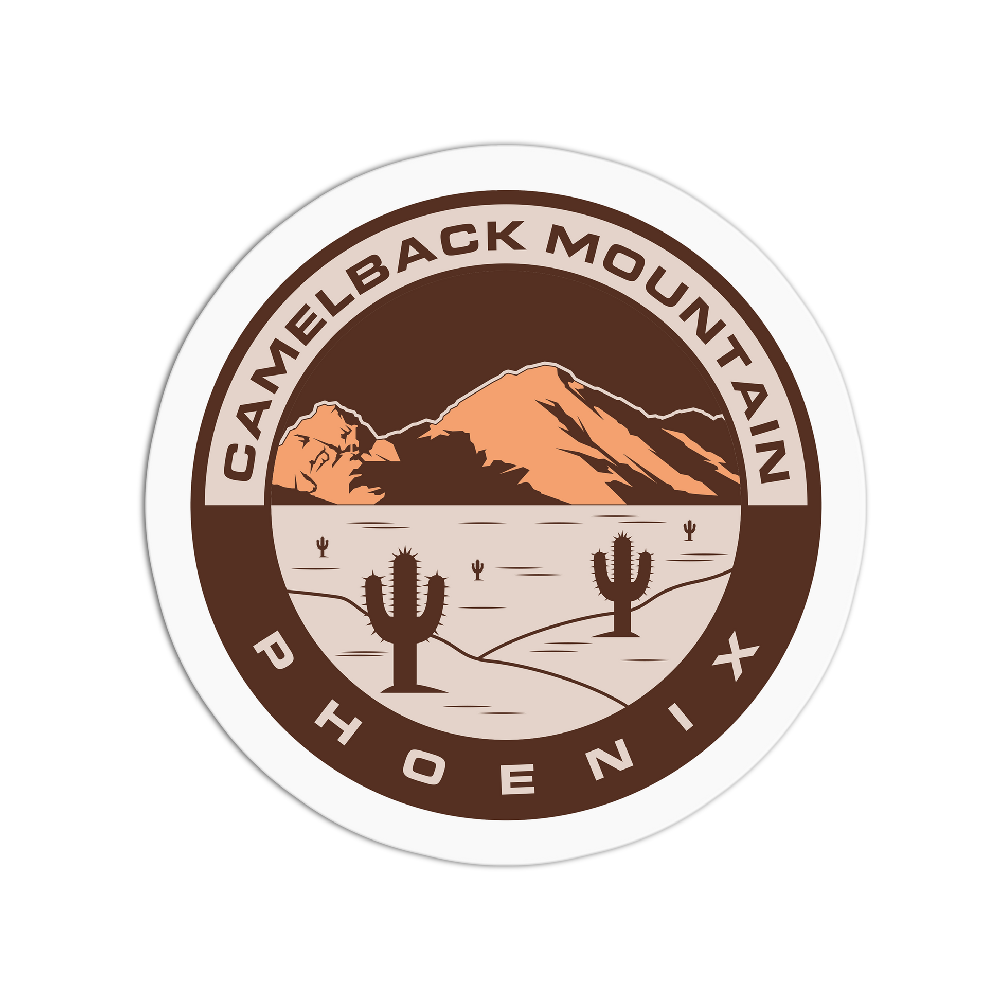 Camelback Mountain - Travel Series Phoenix Sticker - The Stkr Store