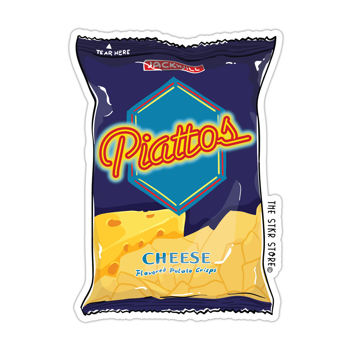 Piattos Filipino Snacks Sticker – The Stkr Store