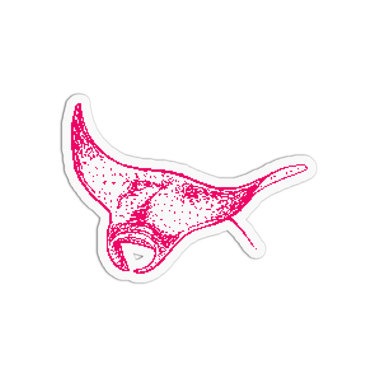 Manta Ray - Pixel Animals Sticker